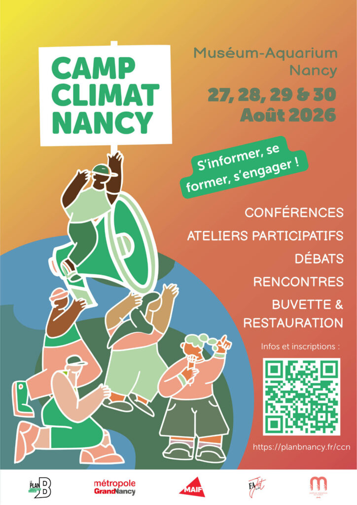 Affiche Camp Climat Nancy 2026.